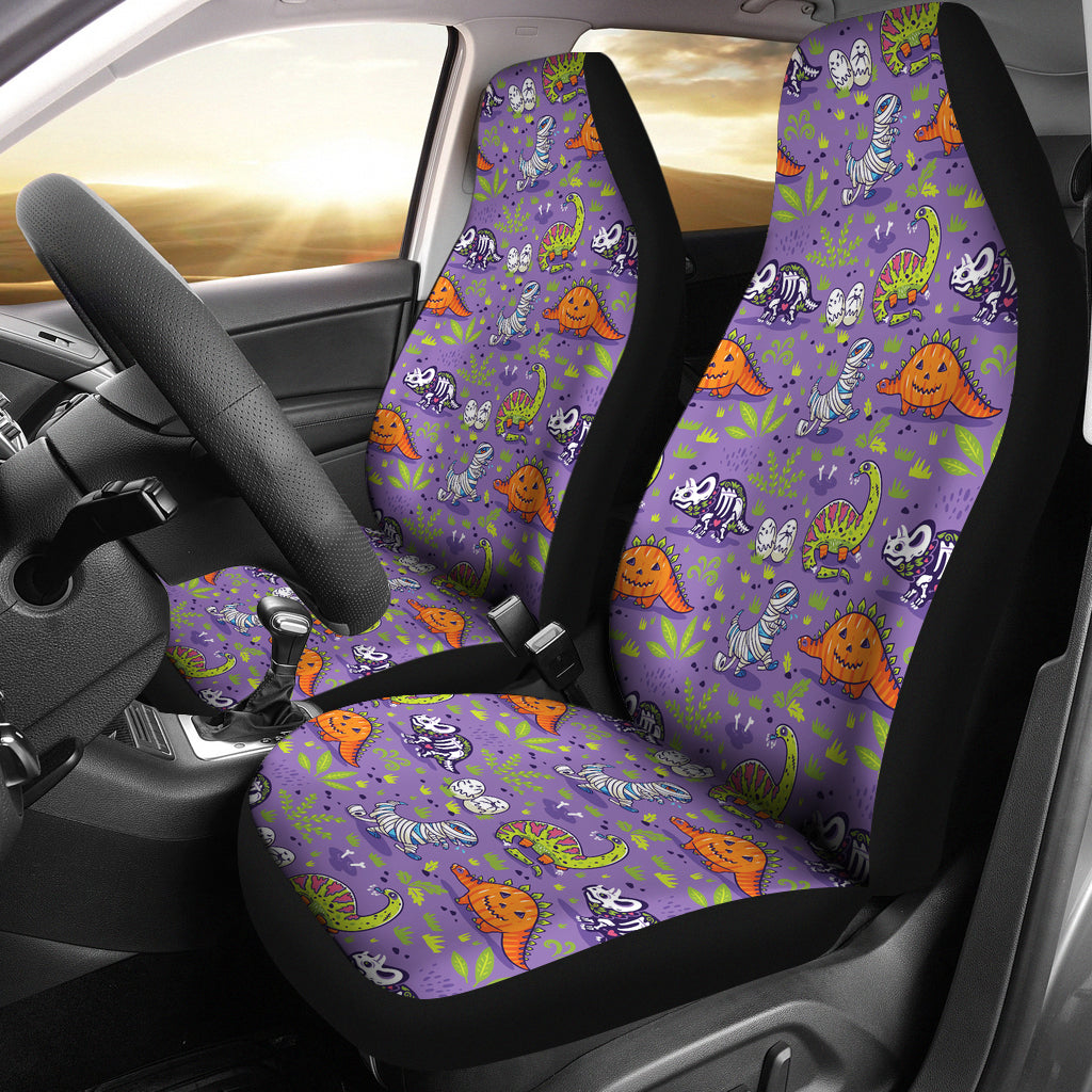 Zombie Dinosaur Print Design LKS302 Car Seat Covers