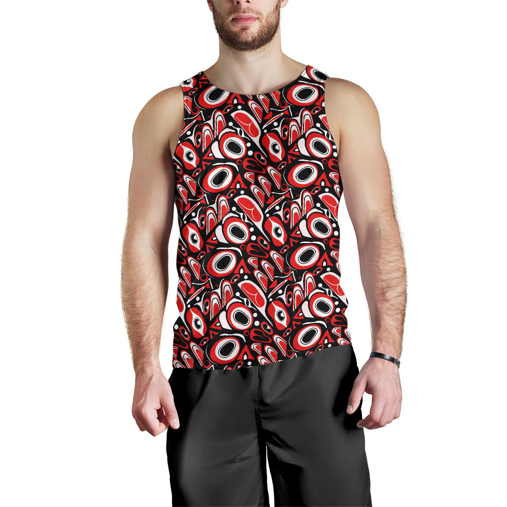 Totem Pole Texture Design Men Tank Top