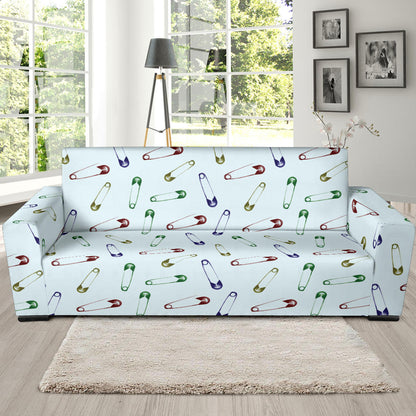 Safety Pin Print Design LKS303 Sofa Slipcover