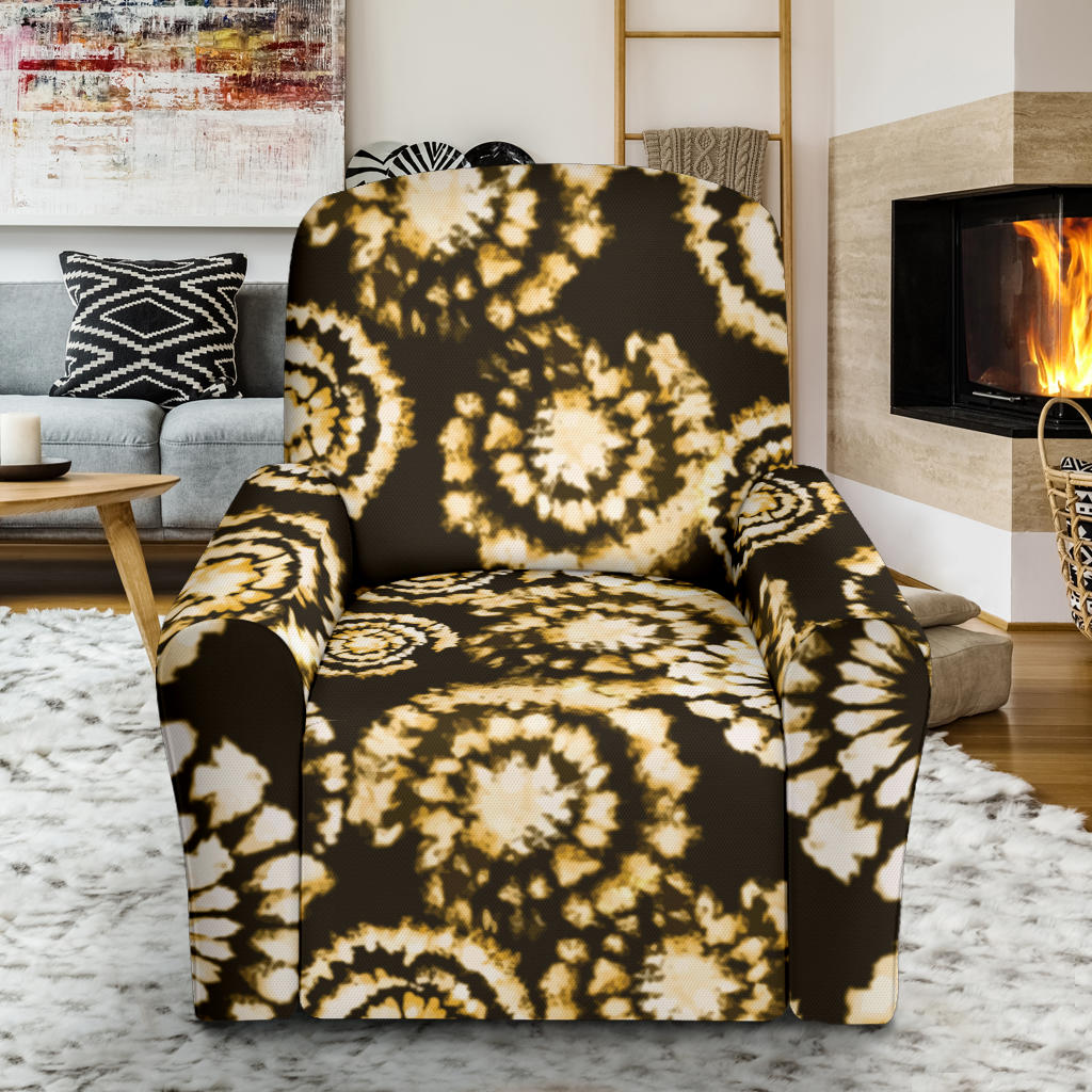 Tie Dye Print Design LKS307 Recliner Slipcover with Pocket