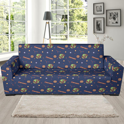 Cancer Zodiac Pattern Print Design 03 Sofa Slipcover