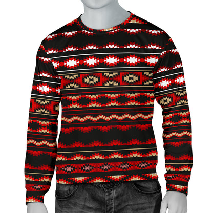 Southwestern Themed Men Long Sleeve Sweatshirt