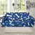 Dog Bone Pattern Print Design 03 Sofa Slipcover