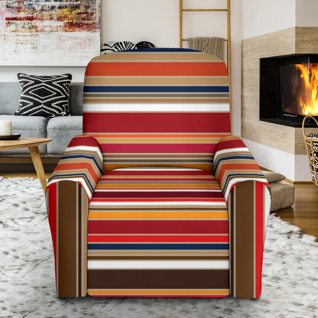 Serape Print Design LKS301 Recliner Slipcover with Pocket
