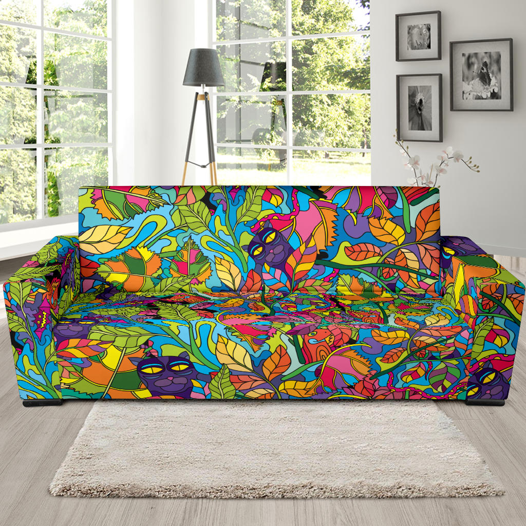 Trippy Print Design LKS301 Sofa Slipcover