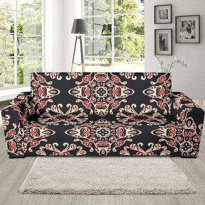 Medallion Pattern Print Design 01 Sofa Slipcover