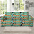 Dachshund Pattern Print Design 05 Sofa Slipcover