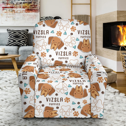 Vizslas Print Design LKS301 Recliner Slipcover with Pocket