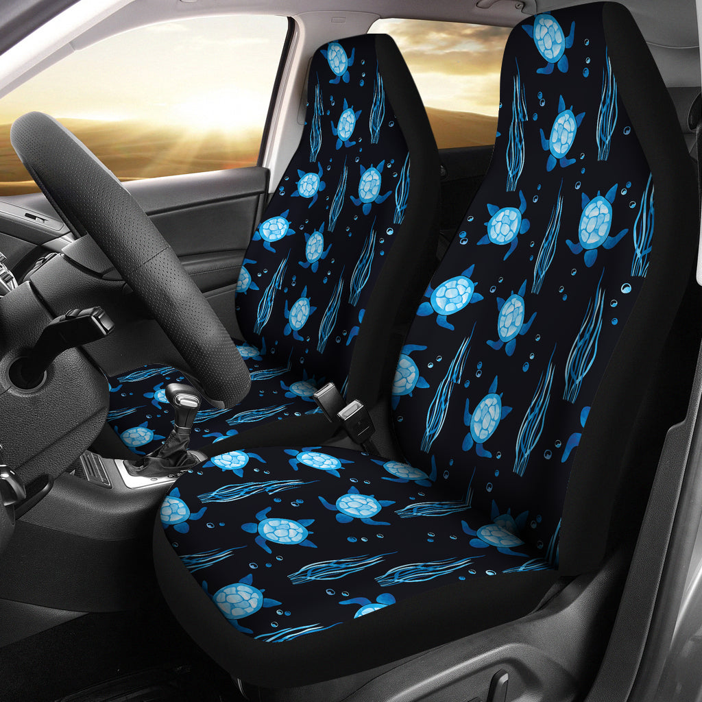 Sea Turtle Print Design LKS3013 Car Seat Covers