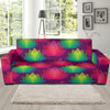 Lotus Pattern Print Design 02 Sofa Slipcover