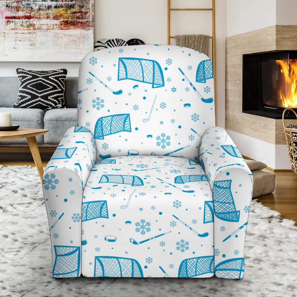 Hockey Print Design LKS303/reclinerslipcover.jpg Recliner Slipcover with Pocket