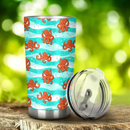 Octopus Cute Design Print Themed Tumbler