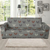 Chicken Pattern Print Design 01 Sofa Slipcover