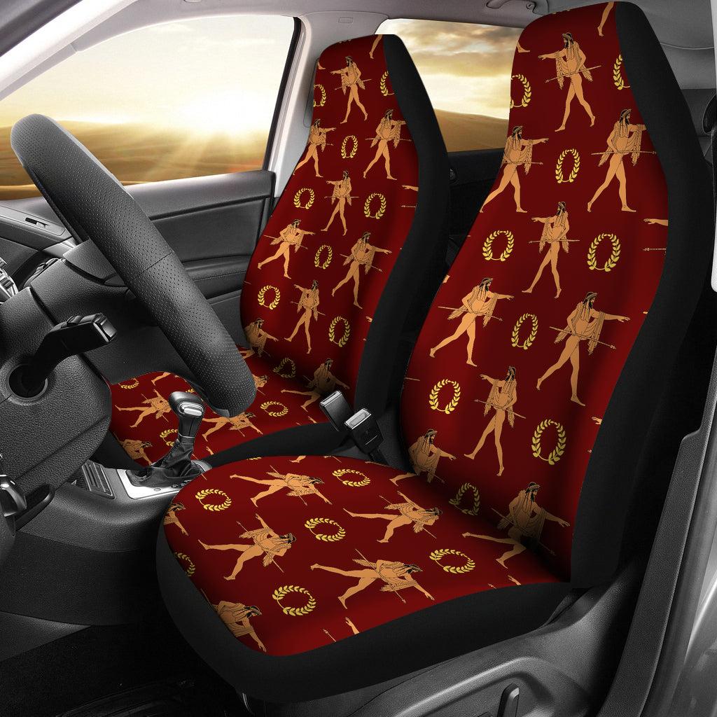 Ancient Greek Print Design LKS307 Car Seat Covers