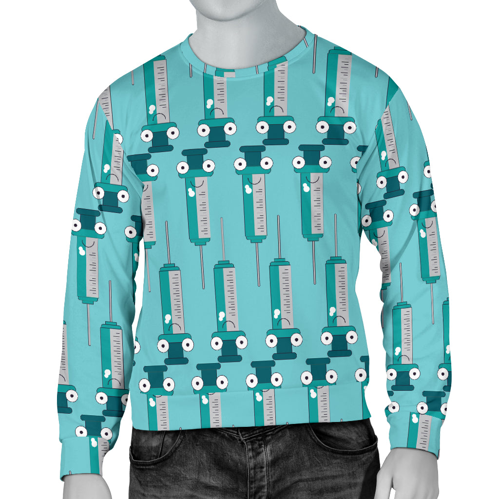 Phlebotomist Concept Design Men Long Sleeve Sweatshirt