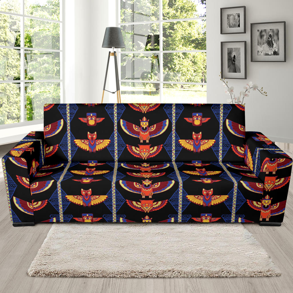 Totem Print Design LKS301 Sofa Slipcover
