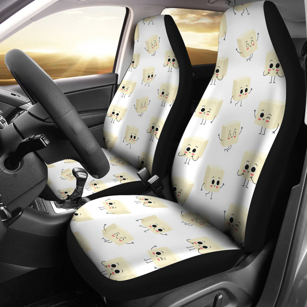 Tofu Print Design LKS301 Car Seat Covers