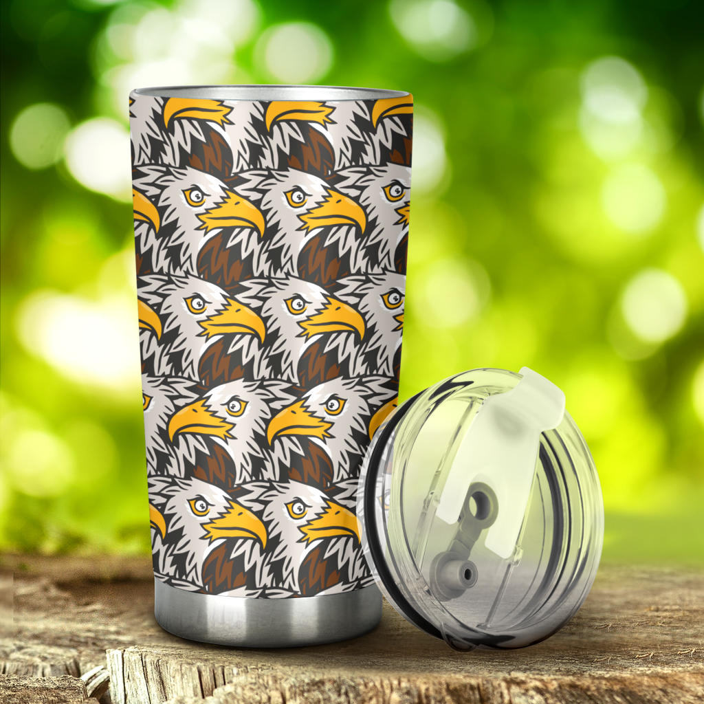 Eagles Head Pattern Tumbler