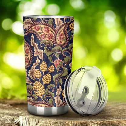 Floral Vintage Classic Print Tumbler
