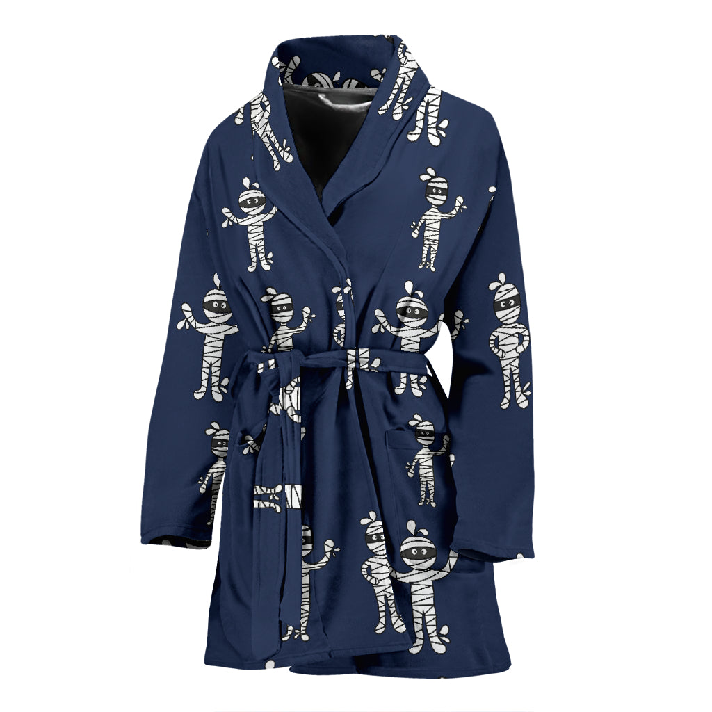 Mummy Print Design LKS306 Women Bathrobe