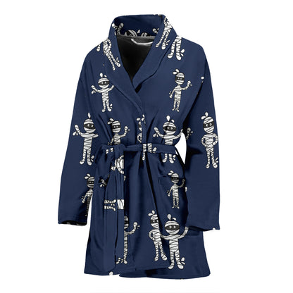 Mummy Print Design LKS306 Women Bathrobe