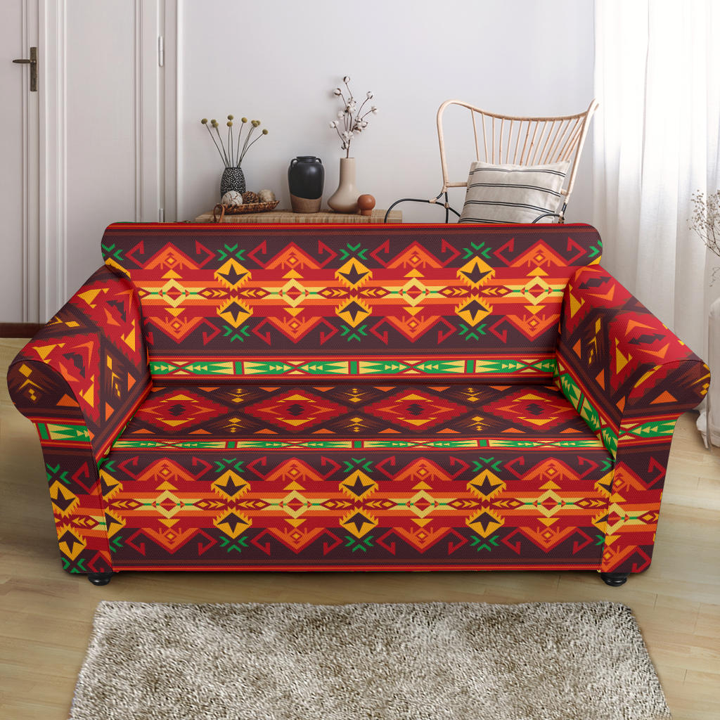 Southwest Pattern Print Design LKS309 Loveseat Couch Slipcover