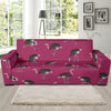 Emu Pattern Print Design 02 Sofa Slipcover