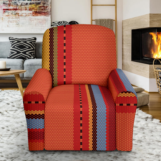 Mexican Pattern Print Design 05 Recliner Slipcover with Pocket