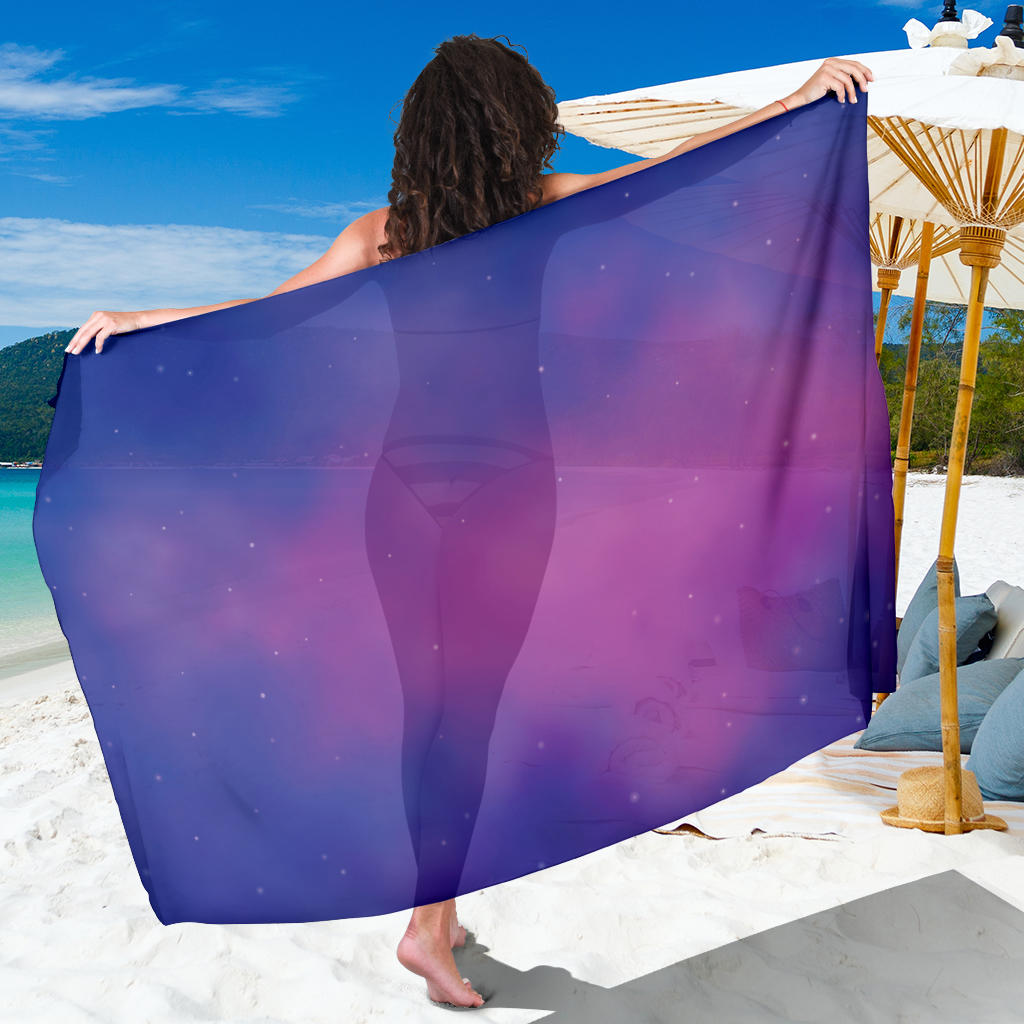 Nebula Pattern Print Design A05 Sarong Pareo Wrap
