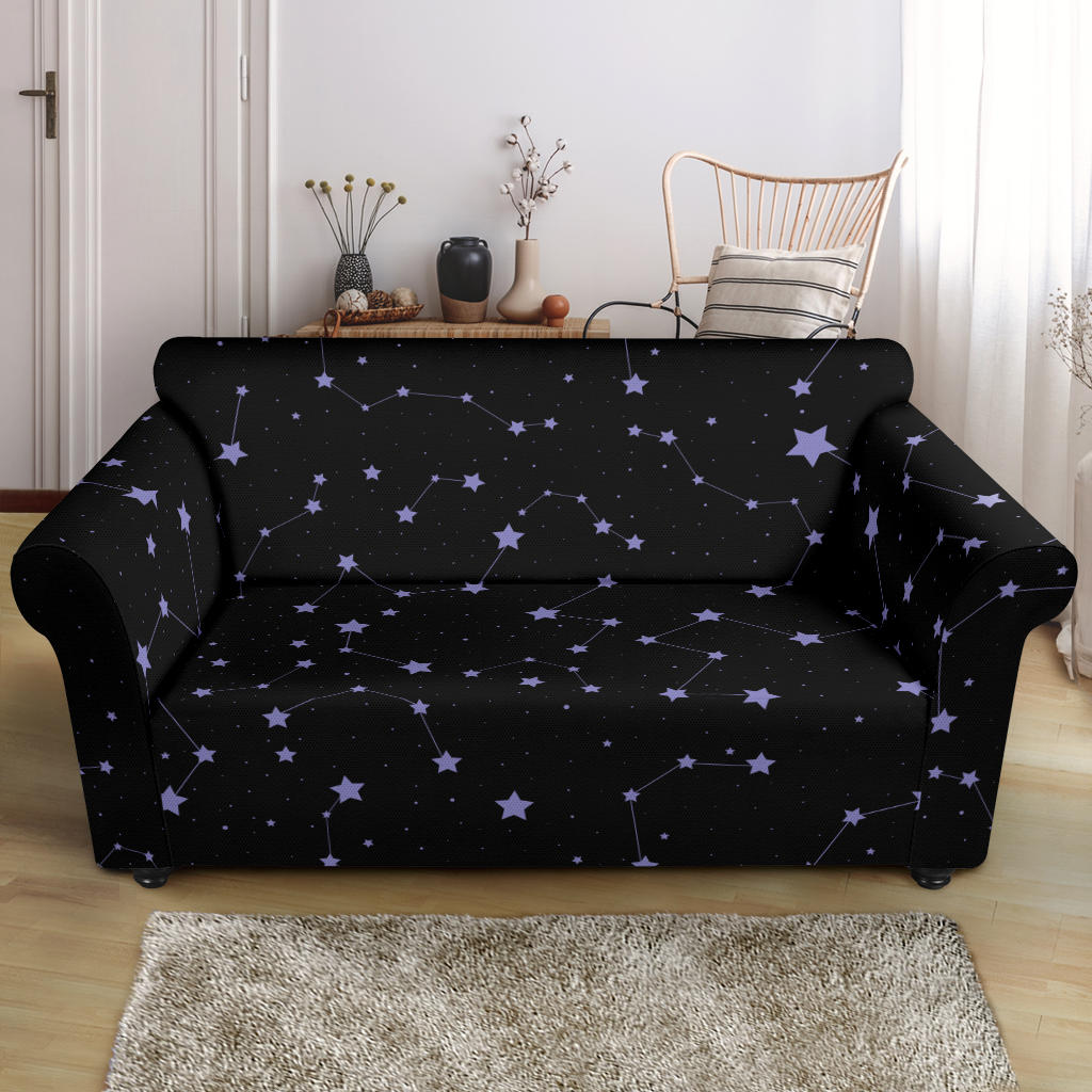 Star Print Design LKS303 Loveseat Couch Slipcover