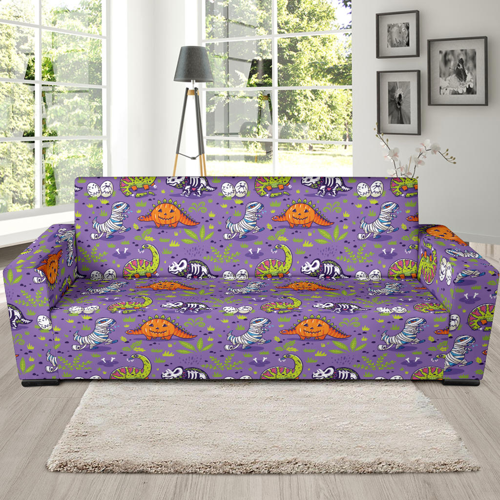 Zombie Dinosaur Print Design LKS302 Sofa Slipcover