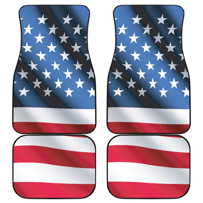 American flag Classic Car Floor Mats Front Back
