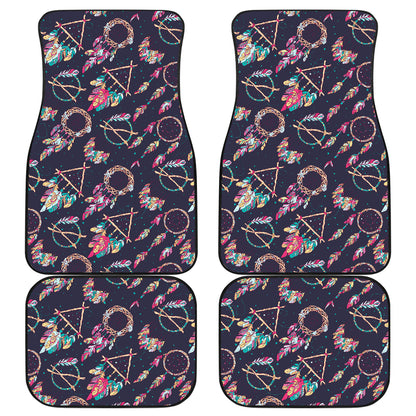 Boho Dream Catcher Colorful Car Floor Mats Front Back