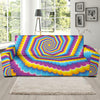 Optical illusion Pattern Print Design A04 Sofa Slipcover