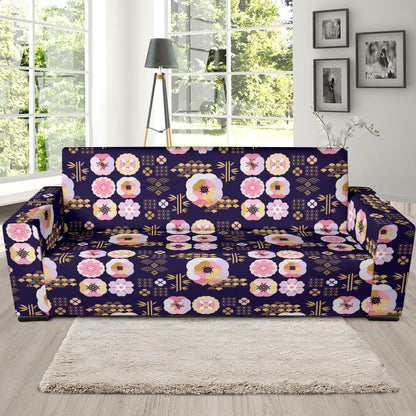 Sakura Japan Style Print Design LKS302 Sofa Slipcover