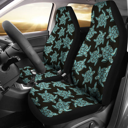 Sea Turtle Print Design LKS302 Car Seat Covers