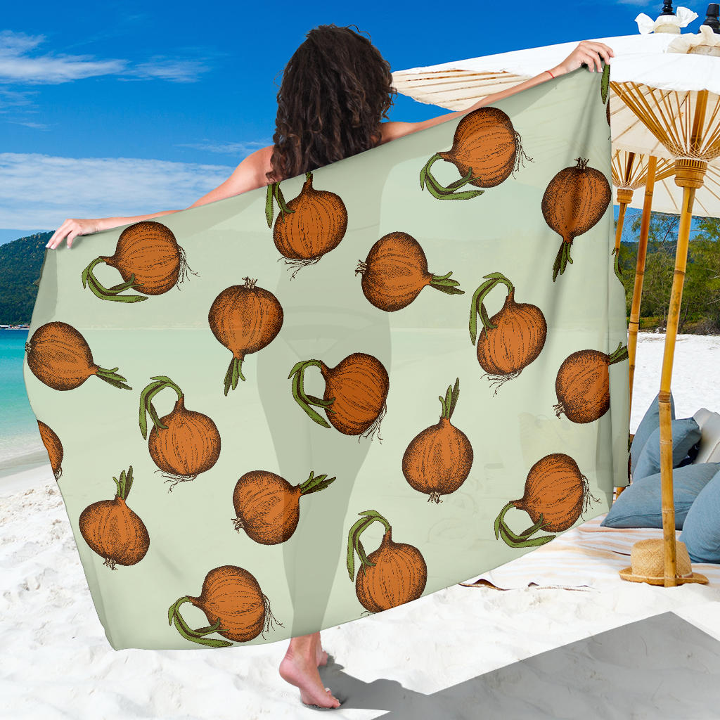 Onion Pattern Print Design A05 Sarong Pareo Wrap