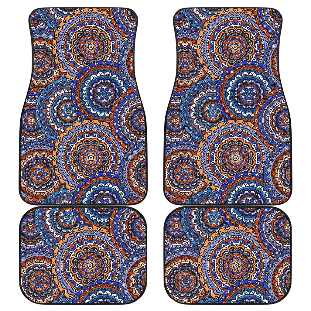 Mandala Boho Chic Design Print Car Floor Mats Front Back