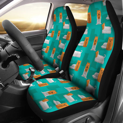 Silky Terriers Print Design LKS301 Car Seat Covers