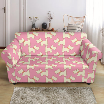 Scottish Terriers Print Design LKS306 Loveseat Couch Slipcover