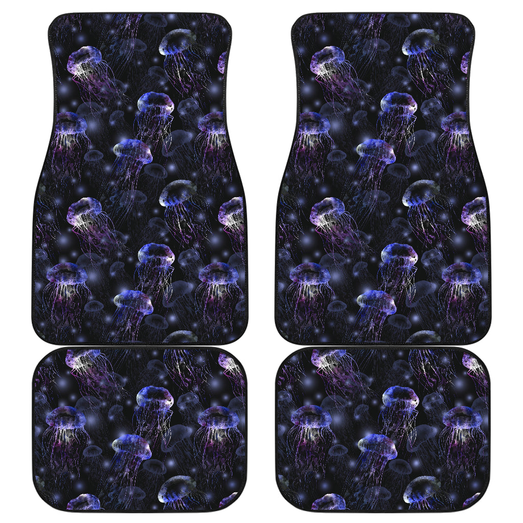 Jellyfish Themed Car Floor Mats Front Back