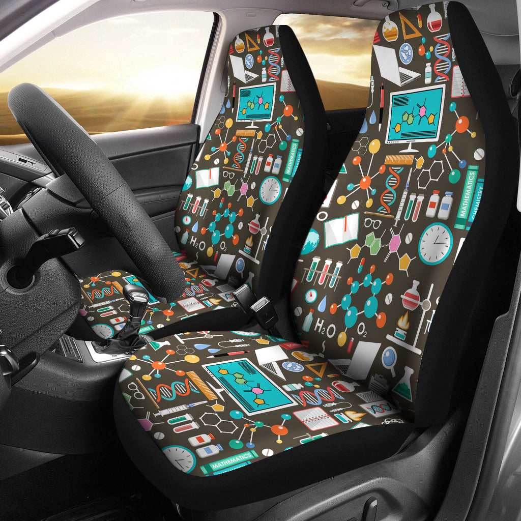 Science Print Design LKS303 Car Seat Covers