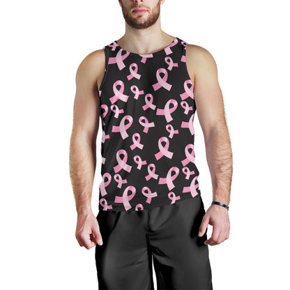 Breast Cancer Awareness Design Men Tank Top