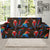 Macaw Pattern Print Design 04 Sofa Slipcover