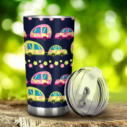 Camper Cute Camping Design No 3 Print Tumbler