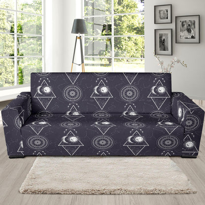 Sun Moon Print Design LKS309 Sofa Slipcover