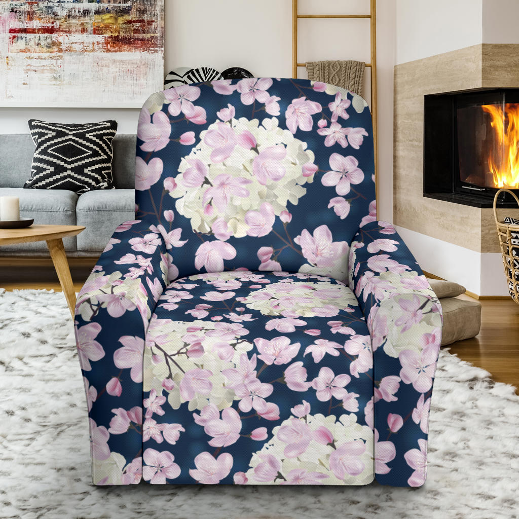 Sakura Print Design LKS305 Recliner Slipcover with Pocket