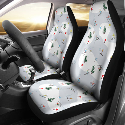 Ski Print Design LKS305 Car Seat Covers