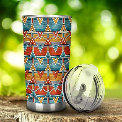 Kente Print African Design Themed Tumbler