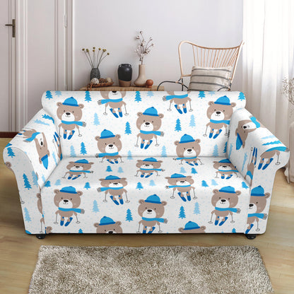 Ski Print Design LKS306 Loveseat Couch Slipcover